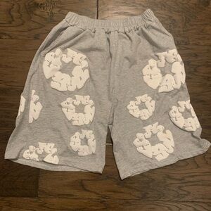 Gray Graphic Men's Shorts
